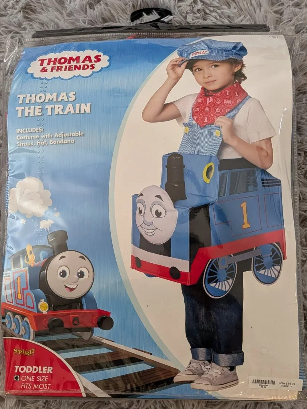 Toddler Ride-Along Thomas Costume- Thomas & Friends
